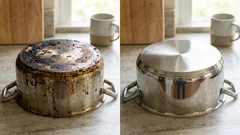 Le pentole torneranno come nuove: un modo economico per rimuovere grasso e residui bruciati