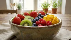 Un modo semplice per mangiare più fibre: con questa macedonia di frutta non è più un problema